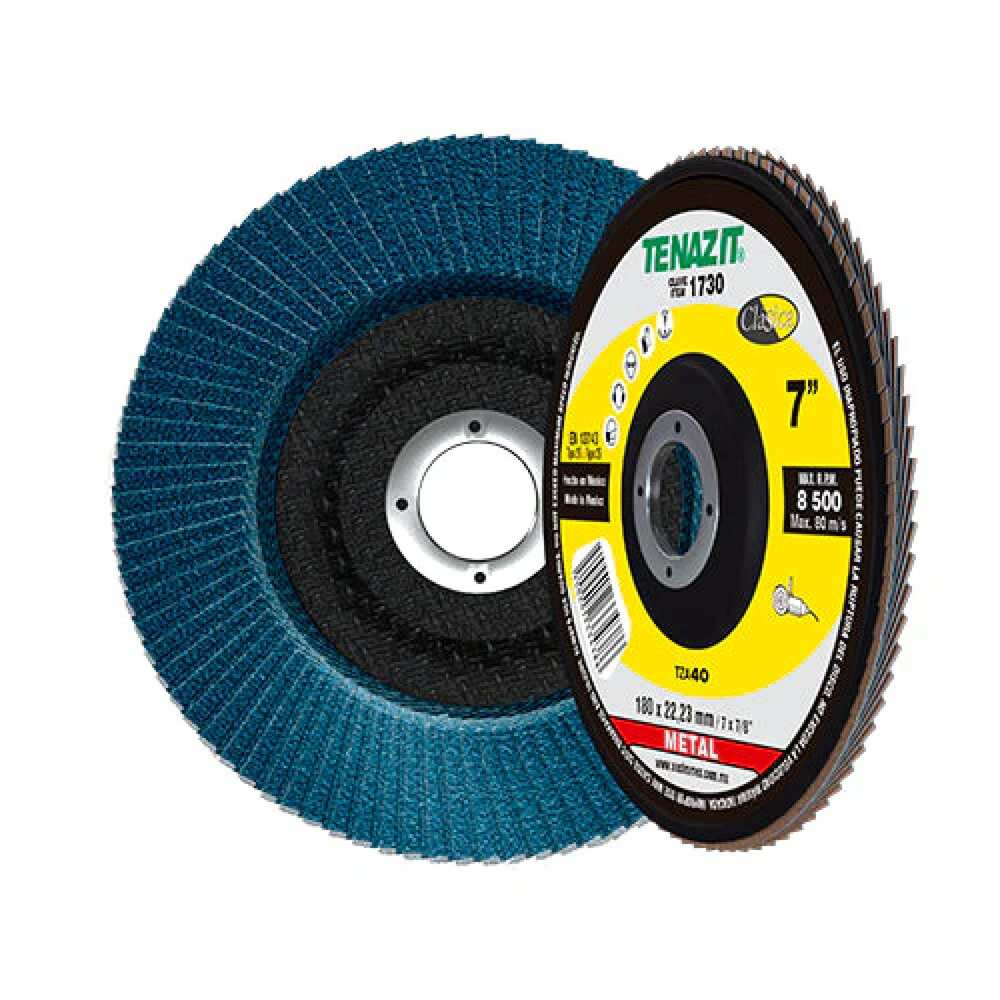 DISCO LAMINADO EASY-CUT GRANO 40 TZS-80 7X7/8 178X22.2 MCA AUSTROMEX