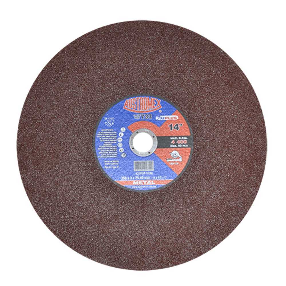 DISCO PARA CORTE DE METAL (SOLIDOS) A30PBF-HUM 14X1/8X1 350X3.0X25.40 MCA AUSTROMEX