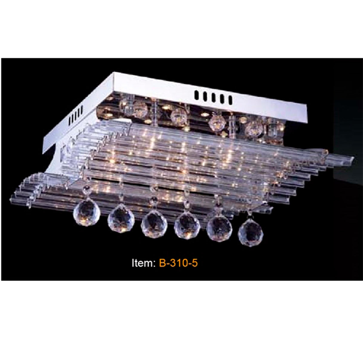 PLAFON MULTIPRISMAS DE 5LED MCA IIDSA *** HA. LUMI ***