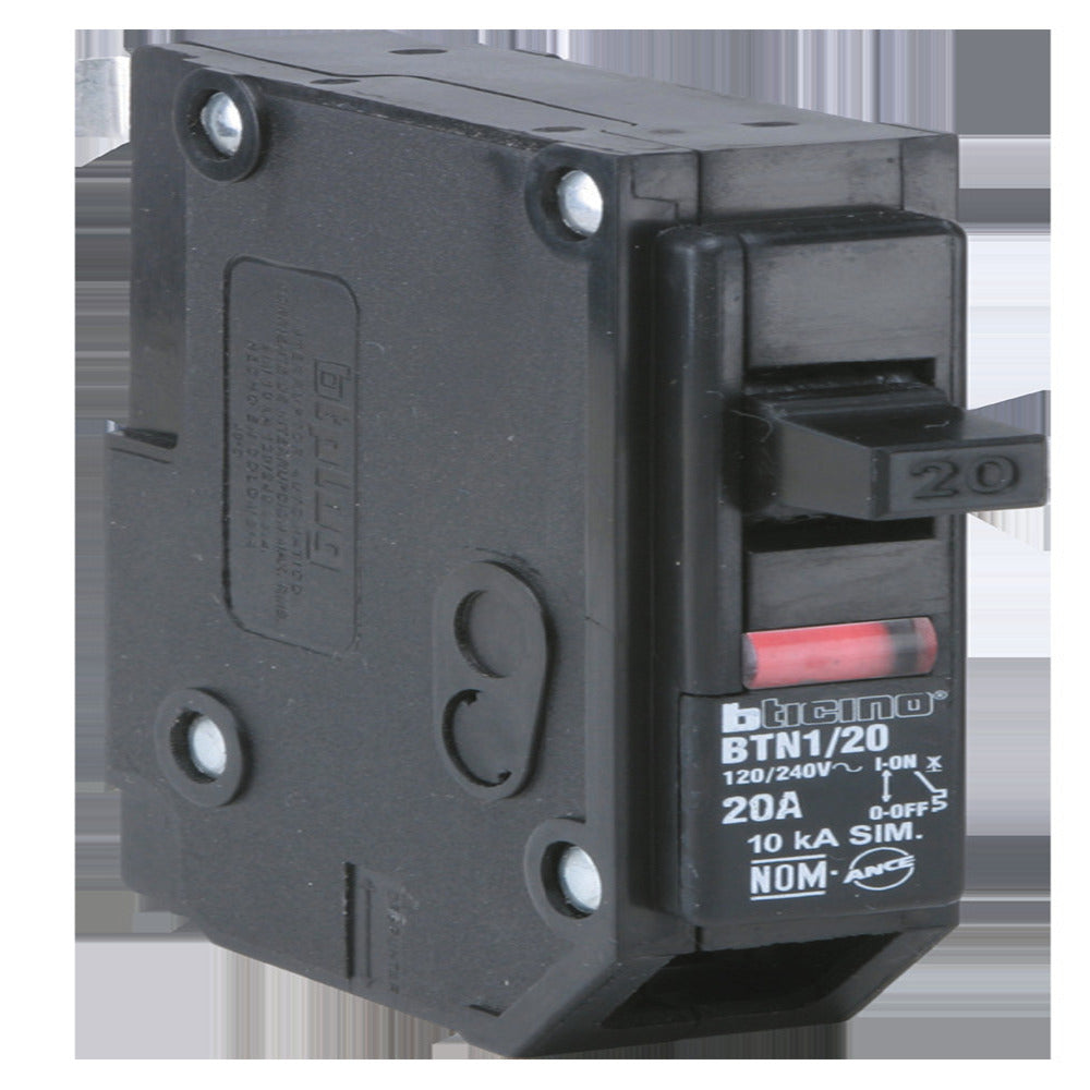 ITM 1X15A 120/240V 10KA ENCHUFABLE BTPLUG BTICINO BTN1/15 *** OFRECER QO115 O MX:D115EE ***