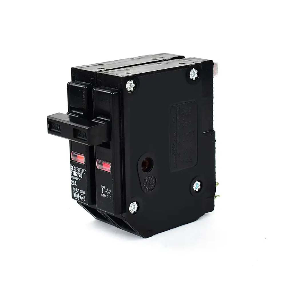 INTERRUPTOR TERMOMAGNETICO 2X20 A 120/240 V 10 KA MONTAJE ATORNILLABLE *** OFRECER QOB220 ***