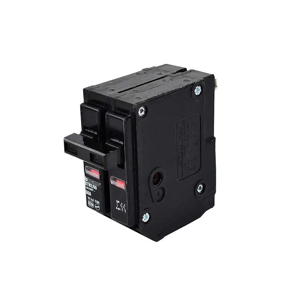 ITM 2X60A 120/240V 10KA ENCHUFABLE BTPLUG BTICINO BTN2/60 *** OFRECER QO260 O MX:D260EE ***