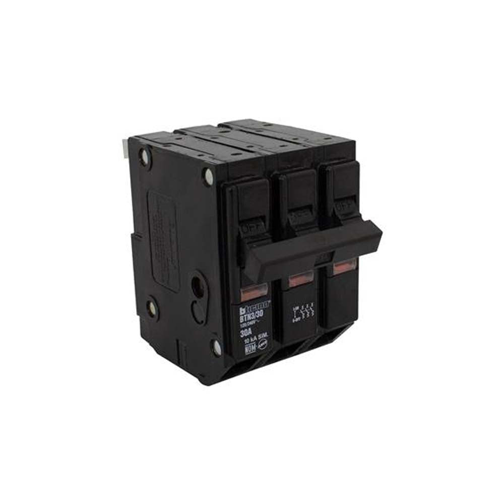 INTERRUPTOR TERMOMAGNETICO 3X30 A 120/240 V 10 KA MONTAJE ATORNILLABLE *** OFRECER QOB330 ***