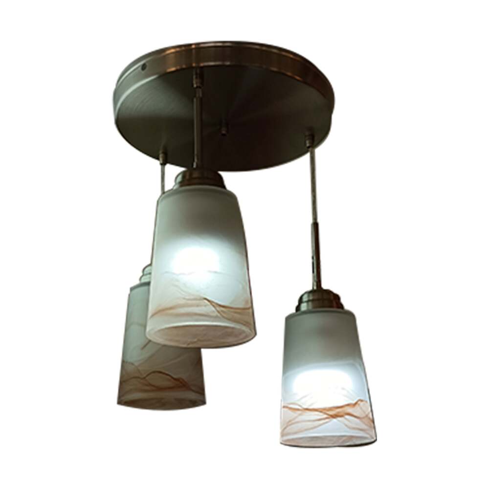 CHAROLA TRIPLE BASE SATIN CON PANTALLA VASO TABACO MCA GUZMAN