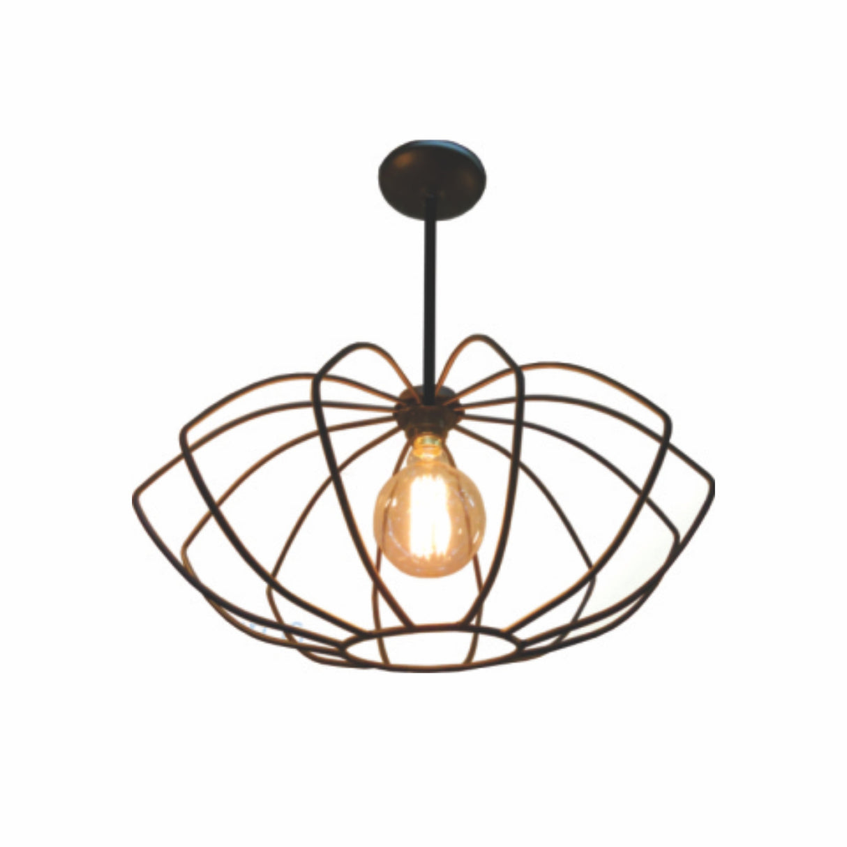 COLGANTE VINTAGE PRISMA 1 LUZ SIN FOCO MCA GUZMAN