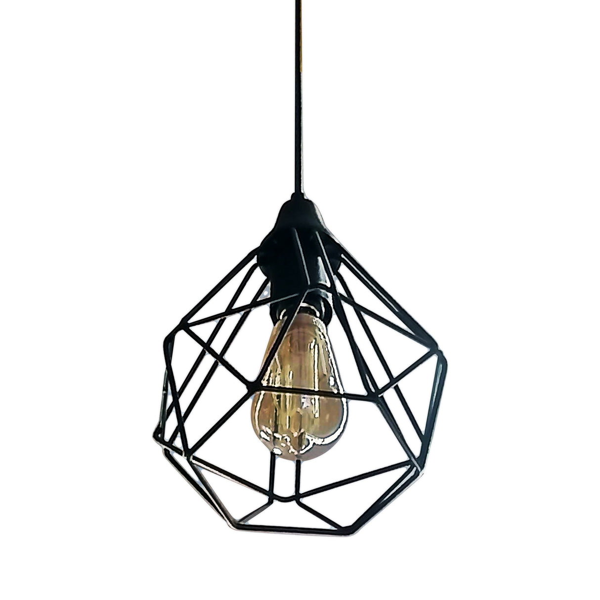 COLGANTE VINTAGE RUBI 1 LUZ SIN FOCO MCA GUZMAN