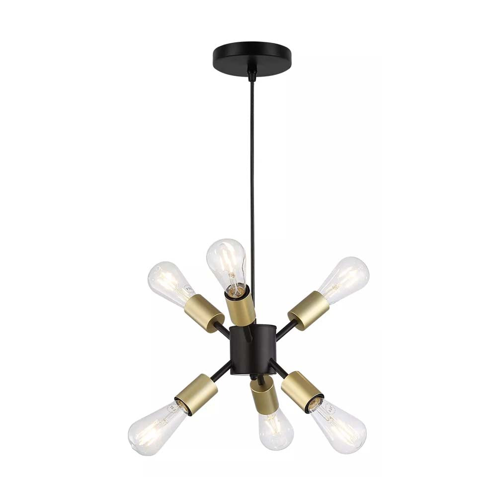 LUMINARIA PARA TECHO 6 L INT ORO E27 (NO INCLUIDOS) 240W IP20 CALUX