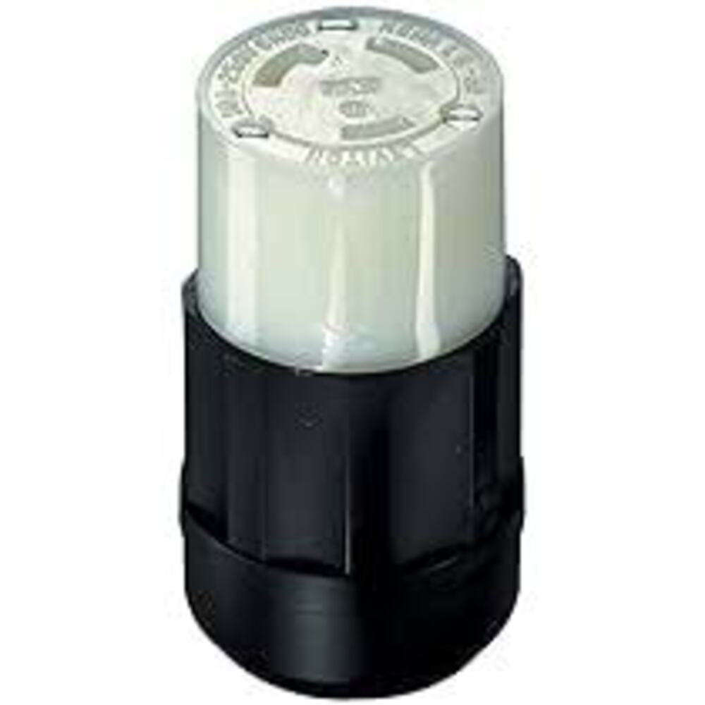 CONECTOR MEDIA VUELTA INDUSTRIAL 30A 250V 2P 3H NEMA L6-30R MCA. LEVITON *** OFRECER HBL2623 ***
