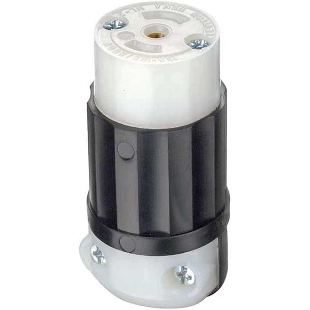CONECTOR MEDIA VUELTA INDUSTRIAL 30A 250V 2P 3H NEMA L6-30R MCA. LEVITON *** OFRECER HBL2623 ***