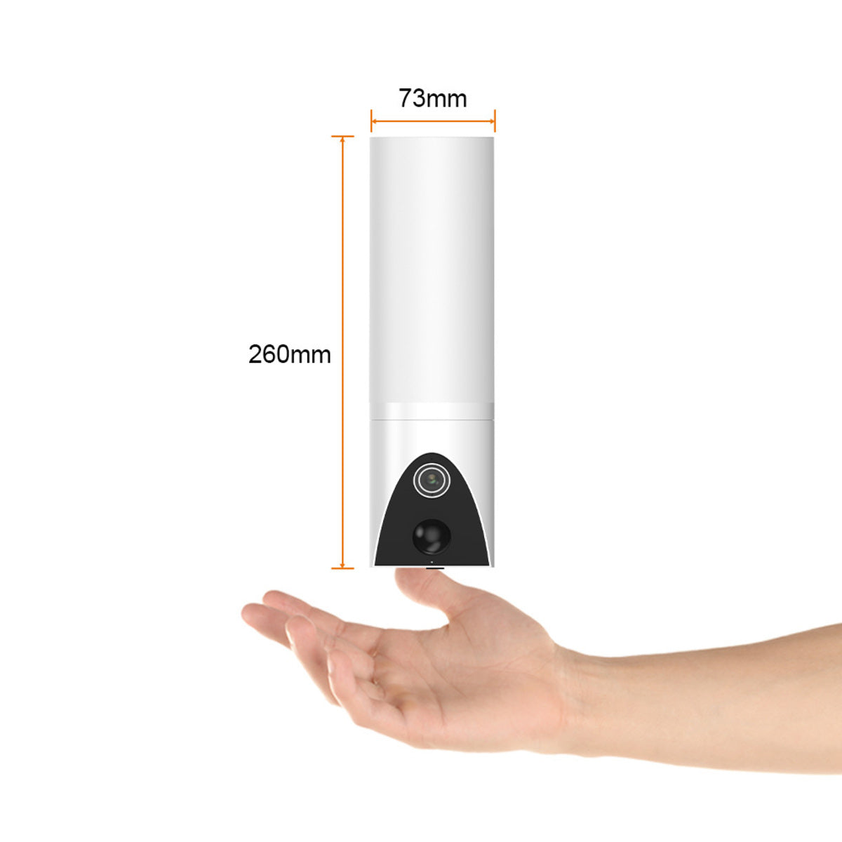 CAMARA DE MONITOREO EXTERIOR 300 CON LAMPARA INTELIGENTE WIFI 20 W VISION NOCTURNA COMPATIBLE CON APP MOVIL Y ASISTENTES DE VOZ