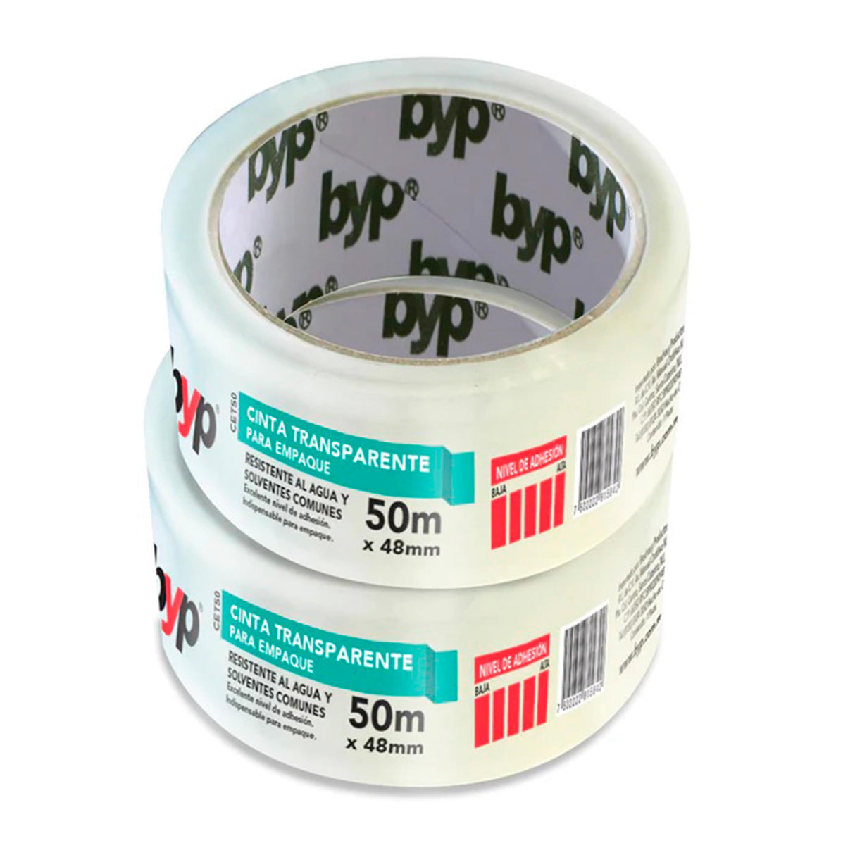 CINTA PARA EMPAQUE TRANSPARENTE 48X50