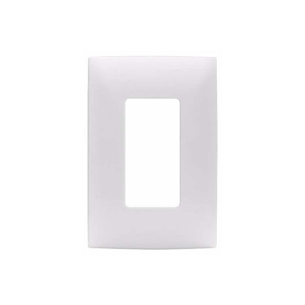 PLACA PARA RECEPTACULO FALLA A TIERRA BLANCO LEVITON
