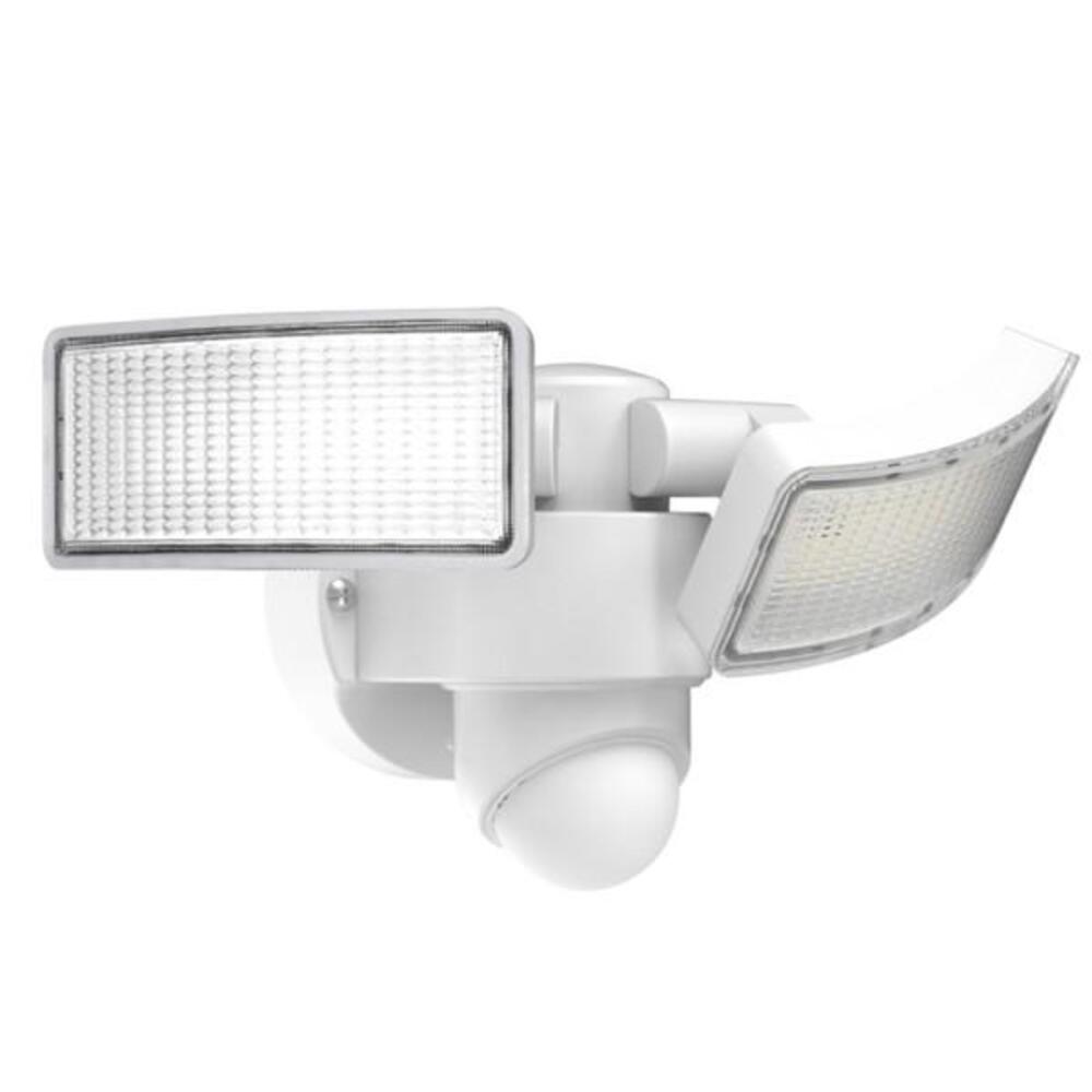 LUMINARIO LED PARA MURO CON SENSOR 24W 100-240V 4100K IP65 BLANCO *** HAE ***