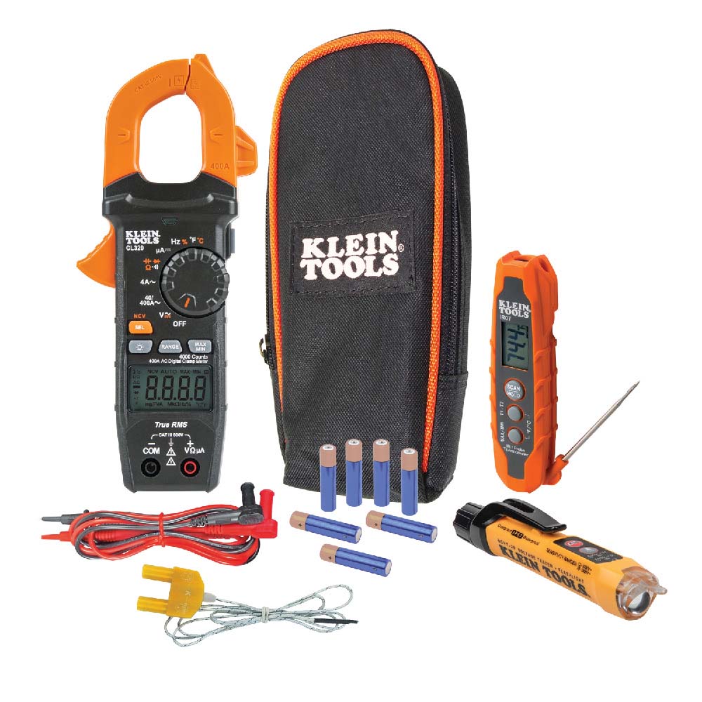 Kit de prueba electrica para sistemas HVAC CL320KIT Klein Tools