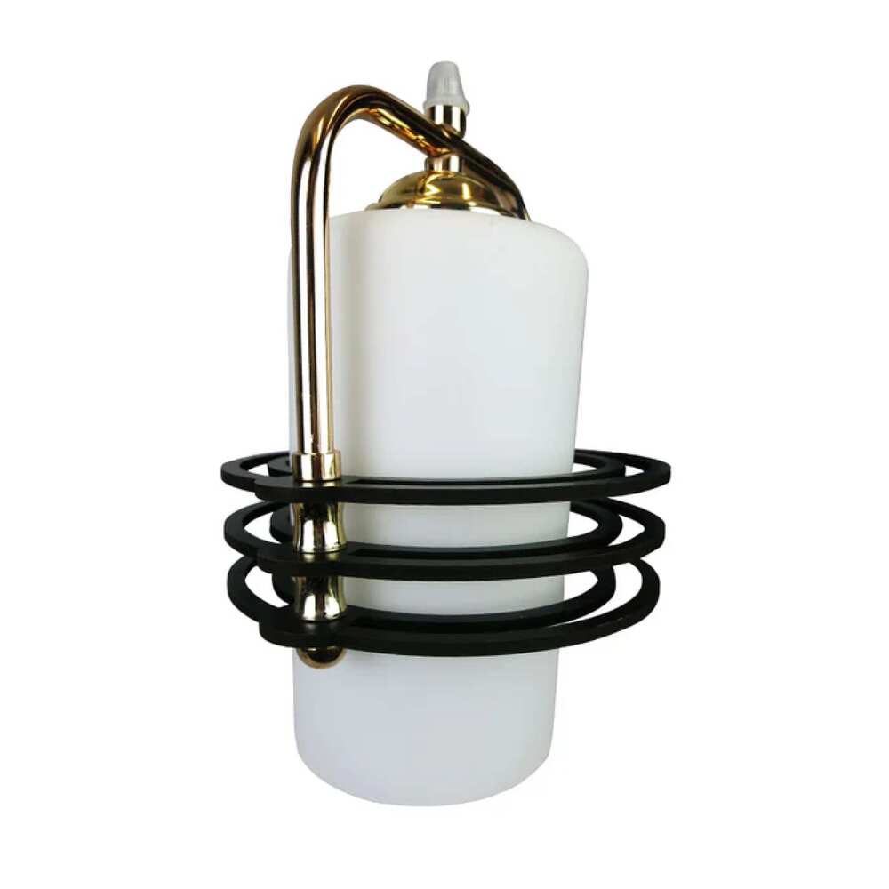 COLGANTE PARA TECHOBASE DE METAL COLOR DORADO/ PANTALLAS DE CRISTAL P/3 FOCOS CLT-807-003 AGABIA 003