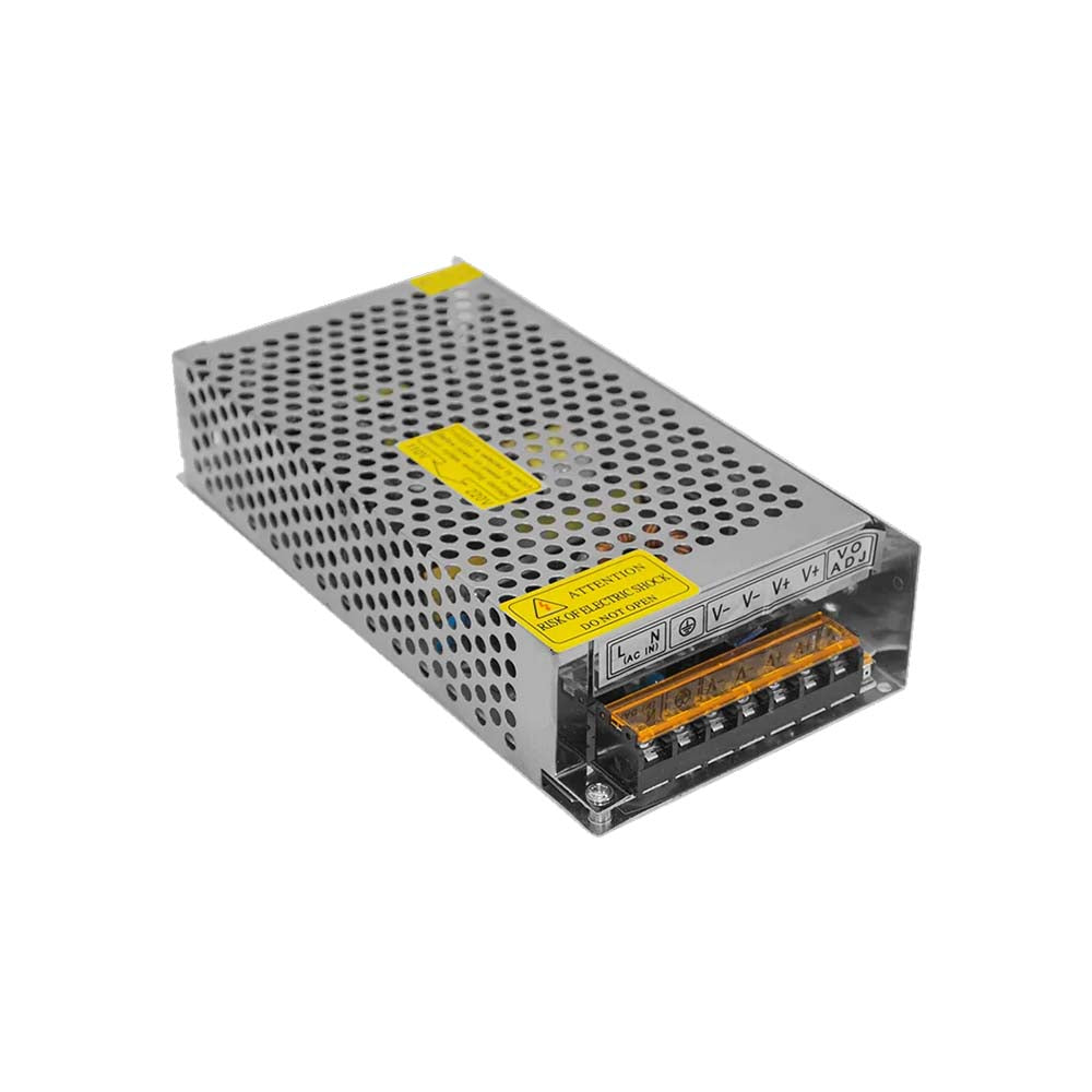 FUENTE DE PODER CONMUTADA PARA TIRA EXTRAPLANA 150W 110-220V CA IP 20