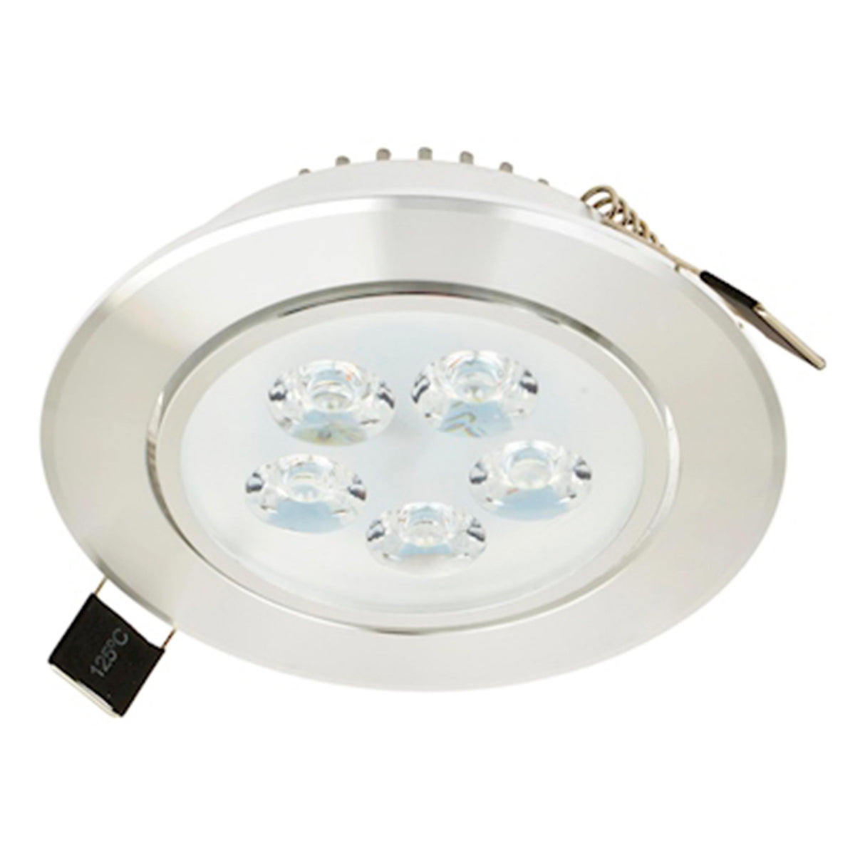 EMPOTRABLE ALBELDA DIRIGIBLE LED 5W 5K NIQUEL *** EXHIBIDO ***