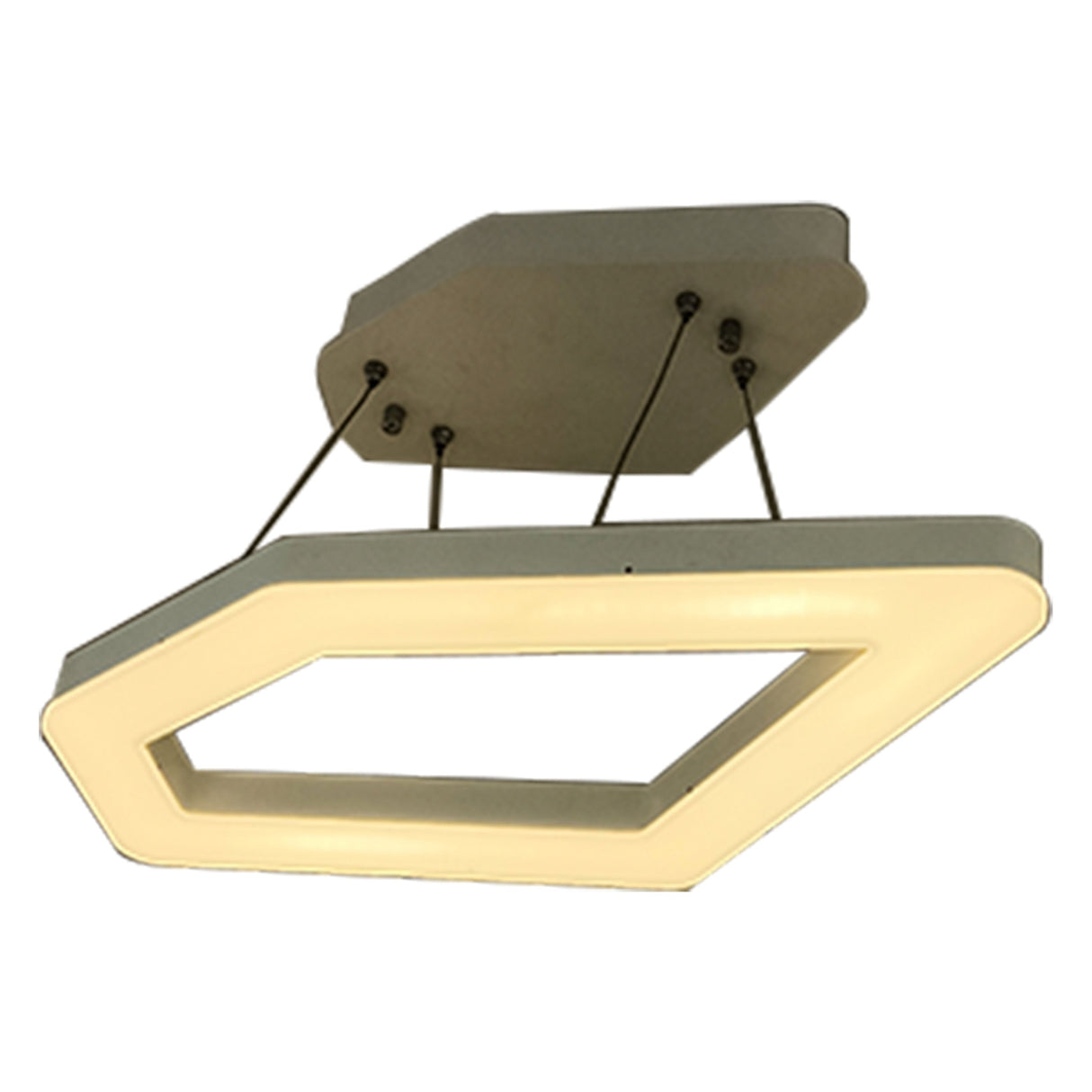 LUMINARIO DECORATIVO SUSP. 46W/85-245V. 3100K 51X27.5X80 *** HAE ***
