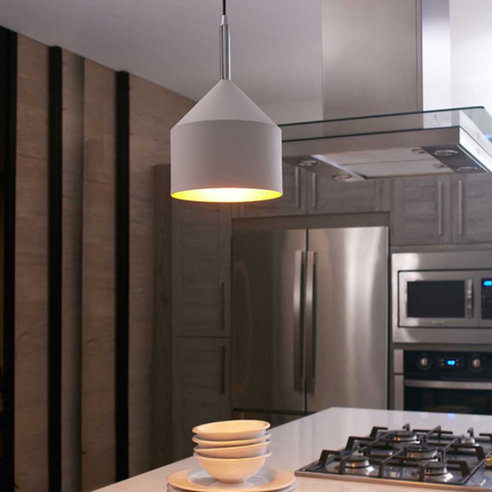 LÁMPARA DE INTERIOR PARA SUSPENDER AUVA TECNOLITE BASE E27 BLANCO