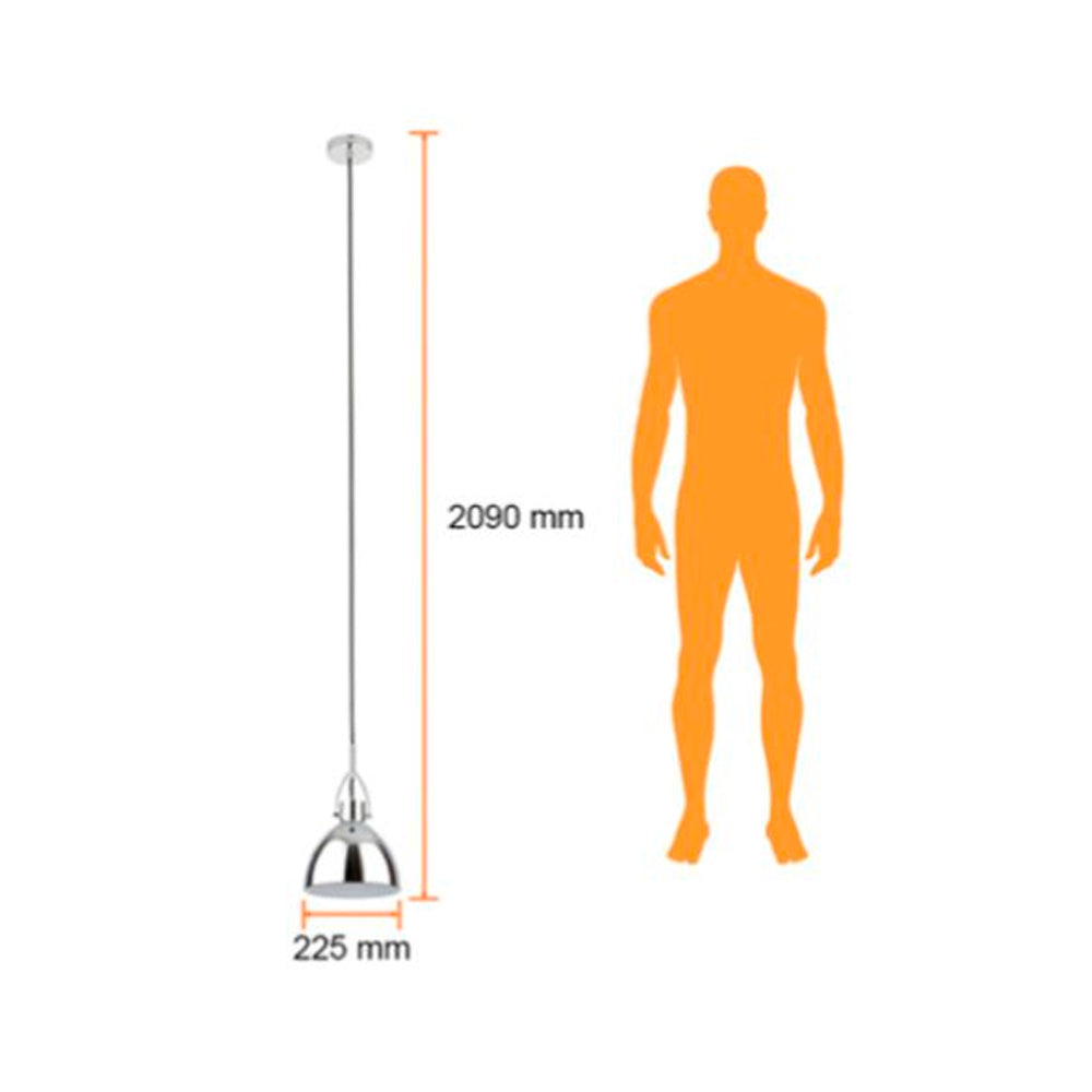COLGANTE METÁLICO BAMBA I TECNOLITE 1.98 METROS DE ALTURA POTENCIA MÁXIMA 60W BASE E27 NO INCLUYE FOCO ***HAE2025***