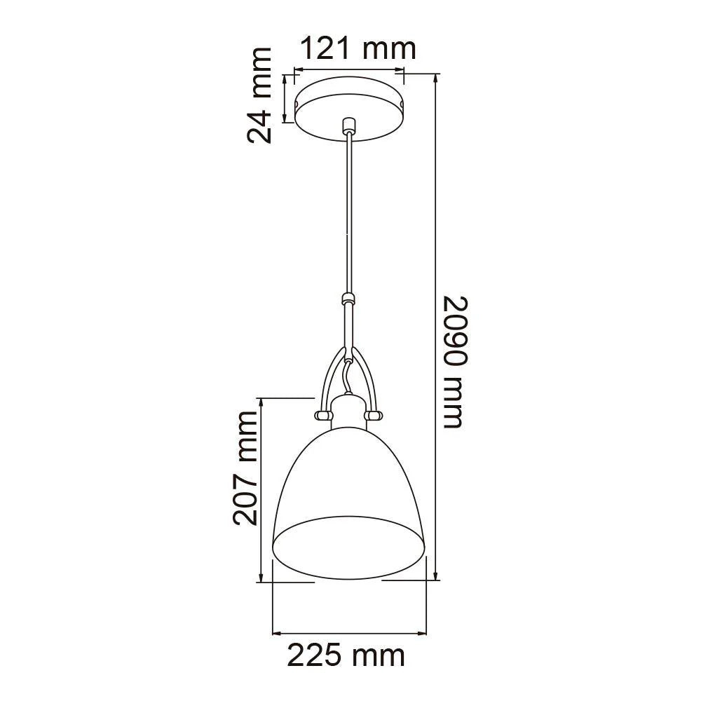 COLGANTE METÁLICO BAMBA I TECNOLITE 1.98 METROS DE ALTURA POTENCIA MÁXIMA 60W BASE E27 NO INCLUYE FOCO ***HAE2025***