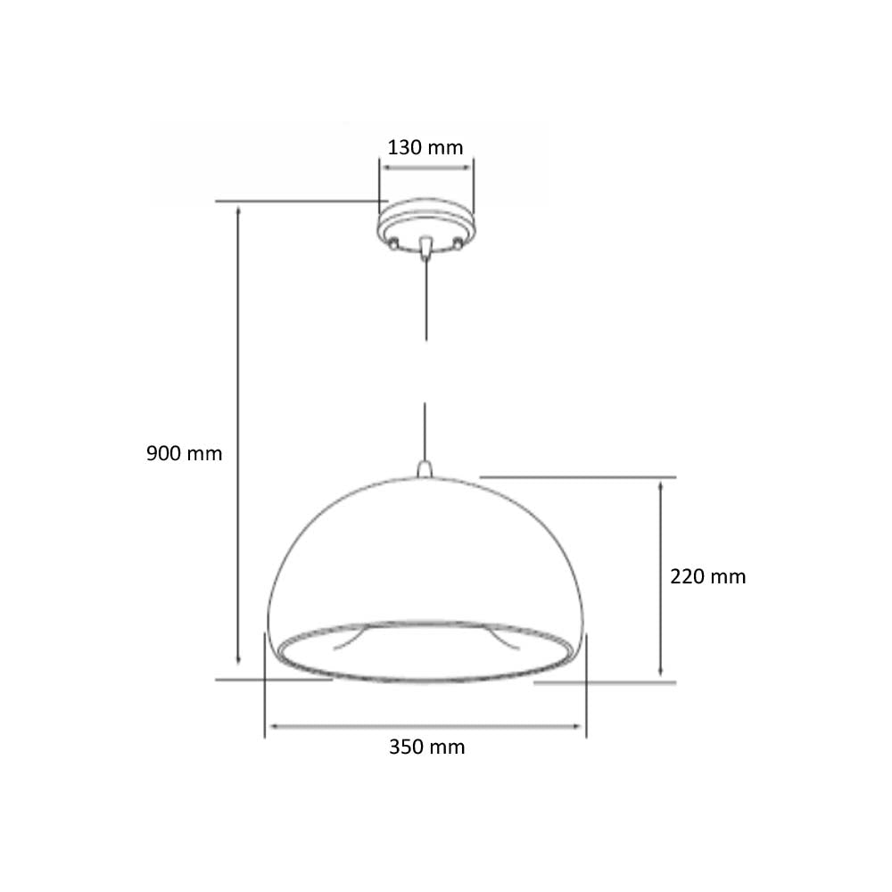 LUMIN. SUSPENDIDO LED 18W/100-240V 3000K LIBRA BCO. ***TECNOLITE HAE***