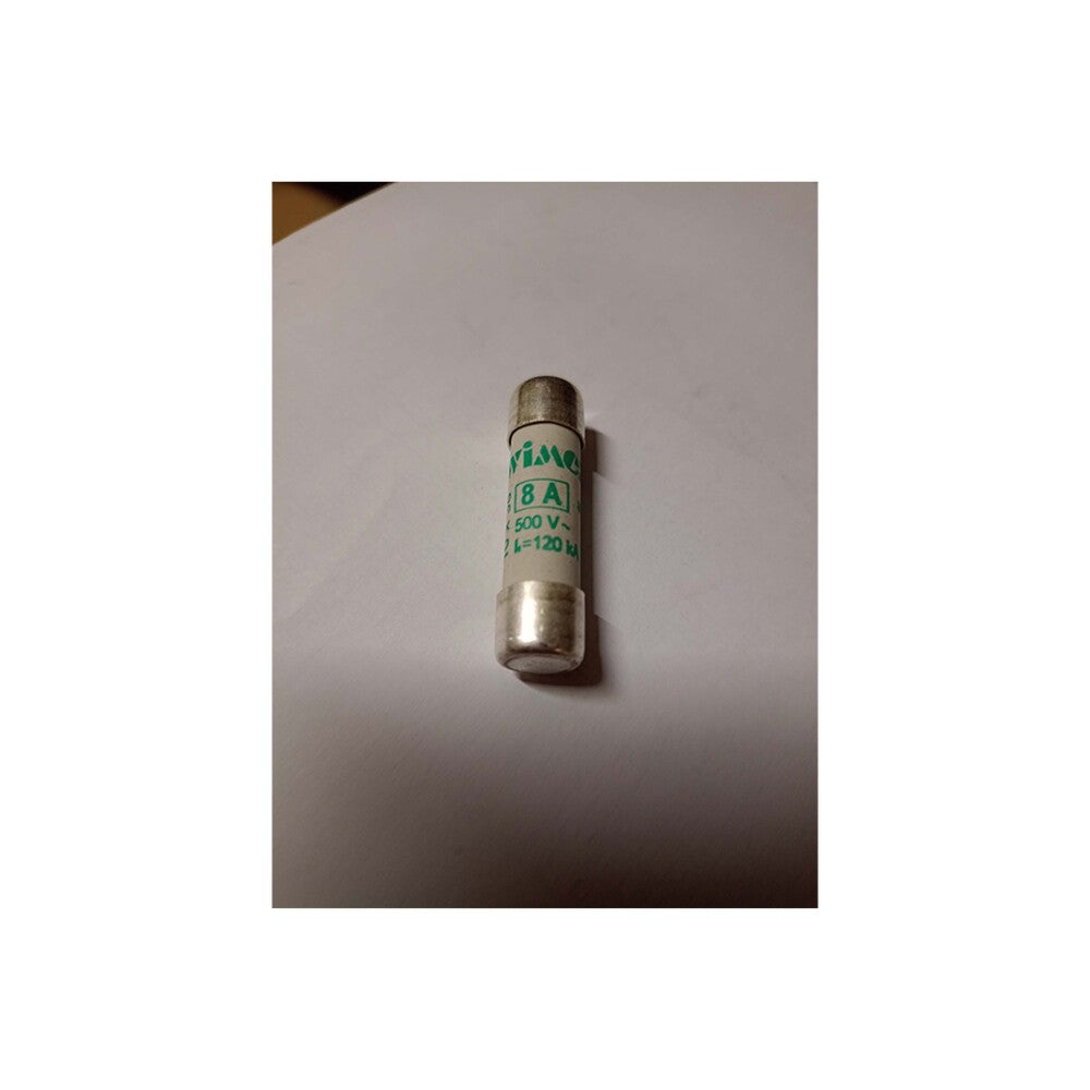 FUSIBLE CILINDRICO ACCION LENTA AM 10X38MM 8A/500V. *** OFRECER C10M8 ***
