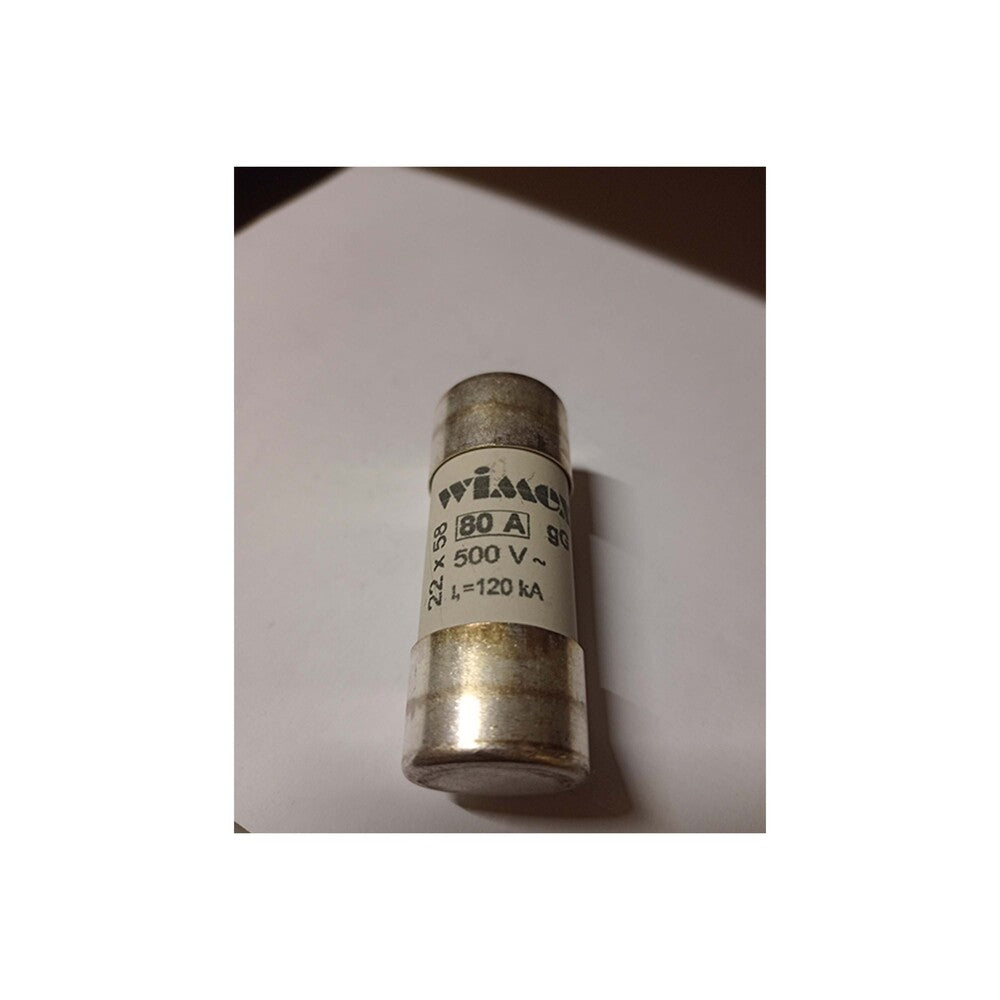 FUSIBLE CILINDRICO ACCION RAPIDA GG 22X58MM 80A/500V. *** OFRECER C22G80 ***