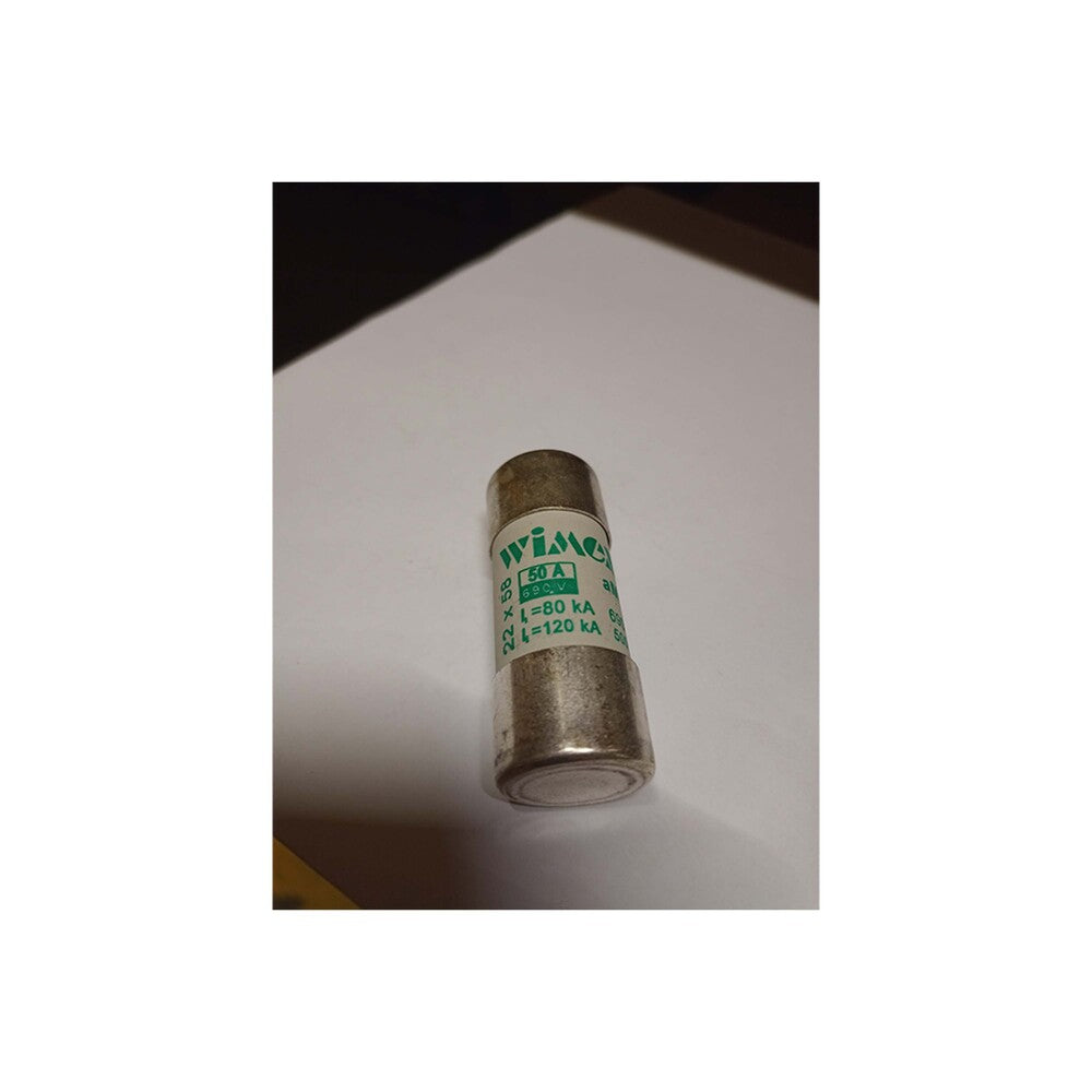 FUSIBLE CILINDRICO ACCION LENTA AM 22X58MM 50A/500V. *** OFRECER C22M50 ***