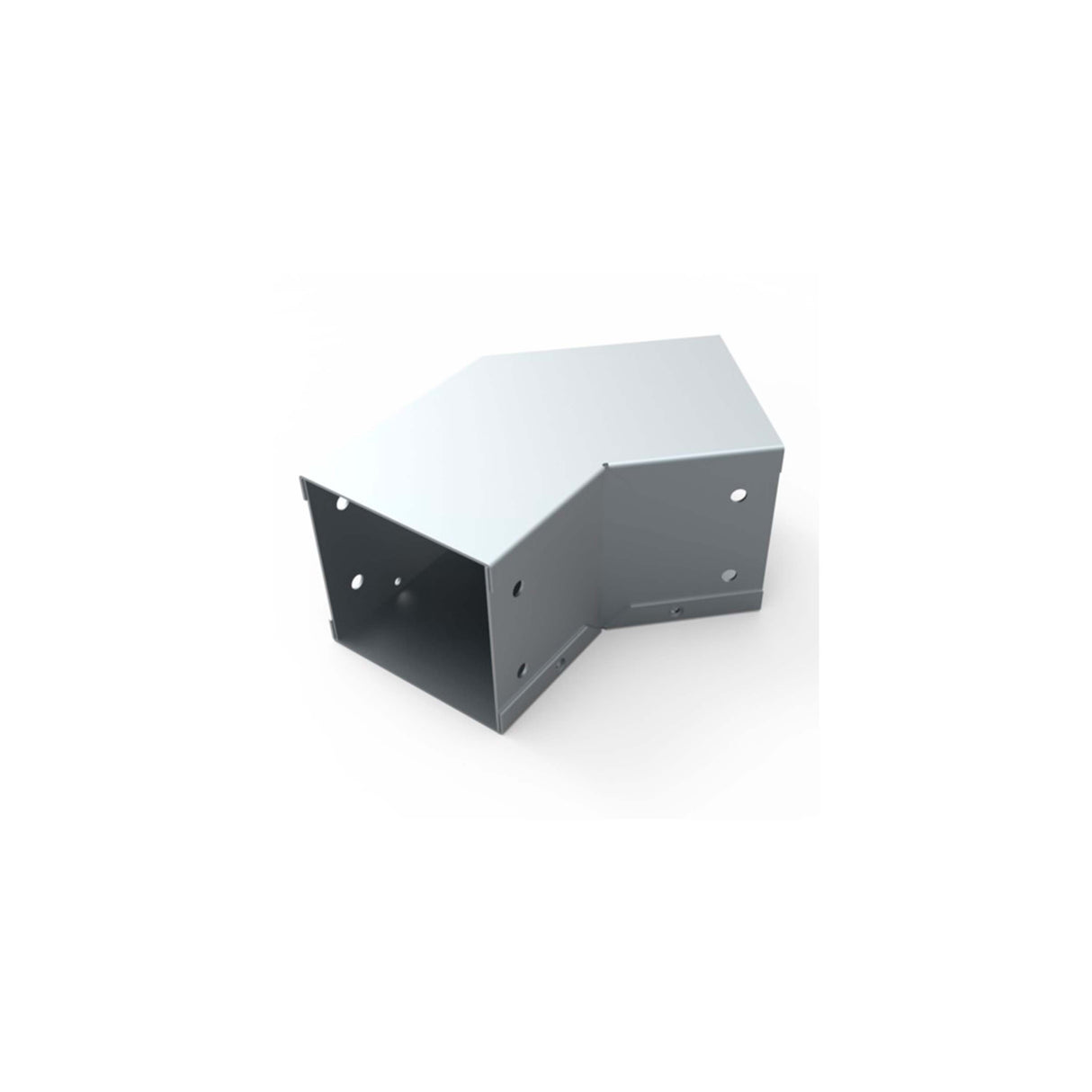 CODO 45 P/DUCTO 10X10CMS. GRIS MACSE