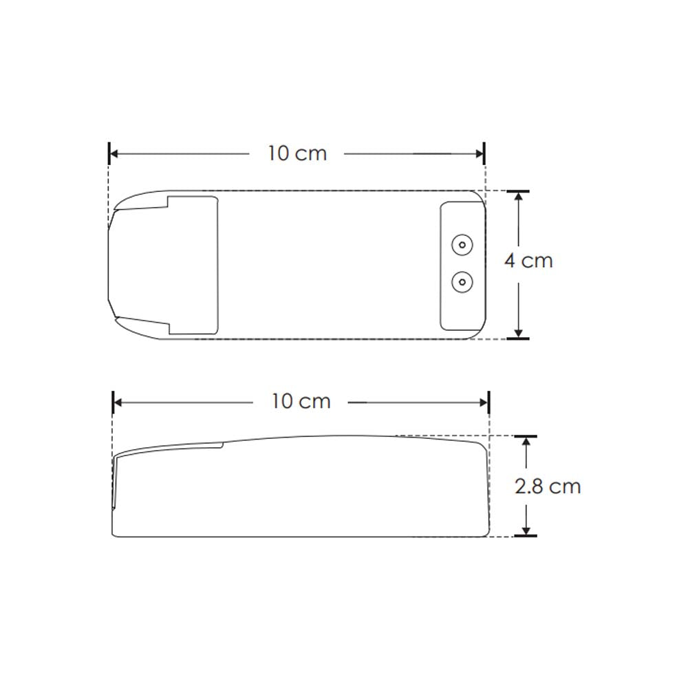 DRIVER PARA LUMINARIOS DE LED 12W ENTRADA 90-140VCA SALIDA 20-40VCA IP20 ILUMILEDS