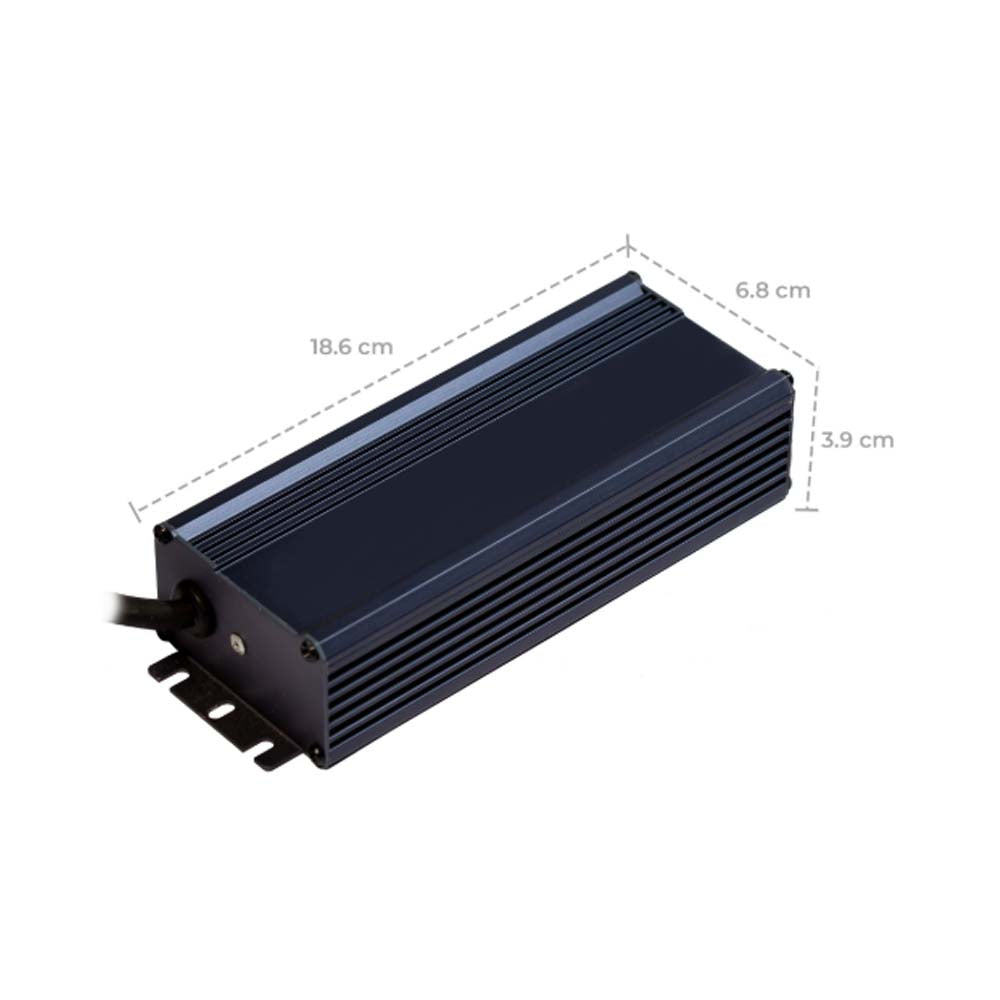 DRIVER 12V/100W IP67 PARA PROYECTO (ALUMINIO) DRIVER-LED-12V-100W-IP67-O