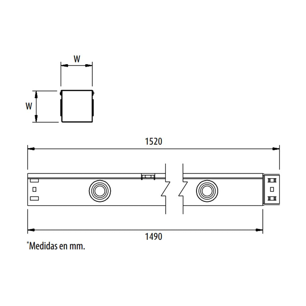 DUCTO ***BTICINO *** 10X10CMS GRIS CAL. 22 *** OFRECER DTE-100 ***