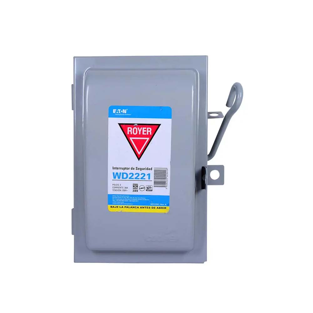 INT. SEG. 2X30A. 250V. WD2221 ROYER P/CART. CF-210