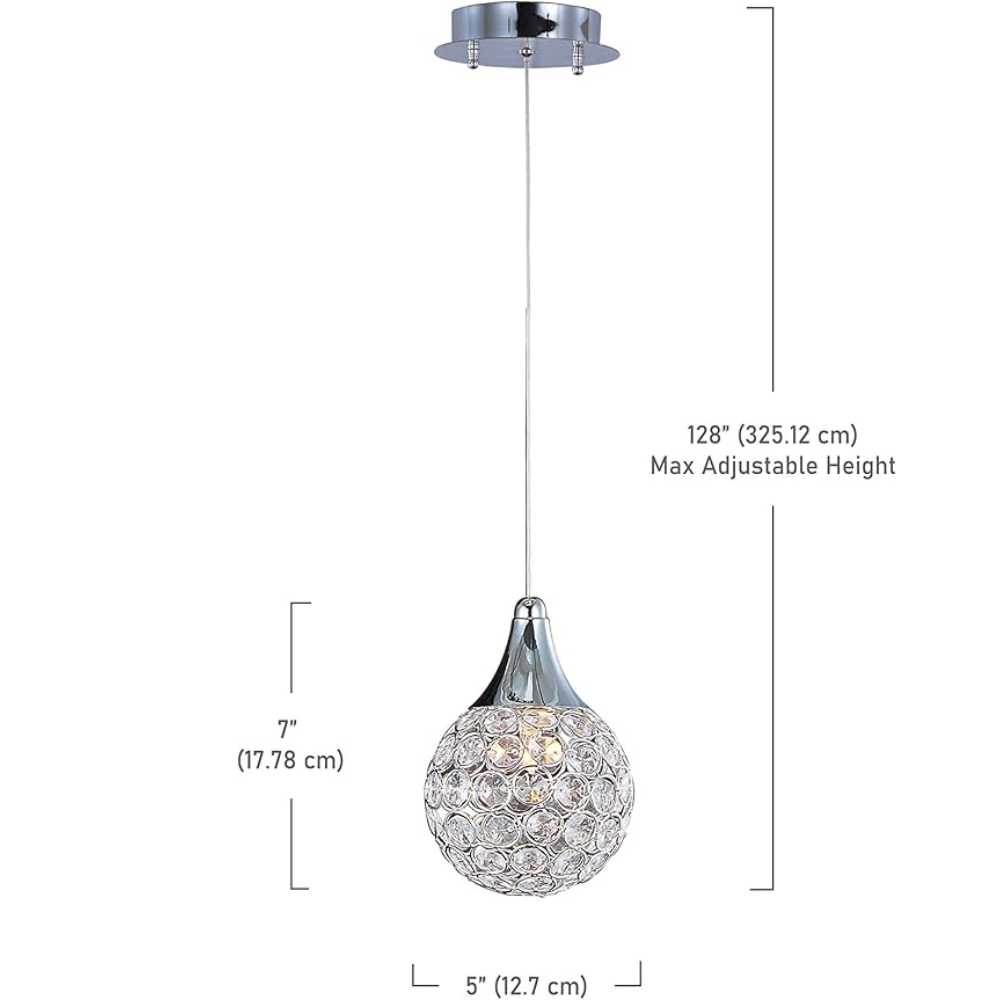 LUMINARIO COLGANTE DE CRISTAL G9 2900K MCA ***MAXIM*** ***HAE 2025***