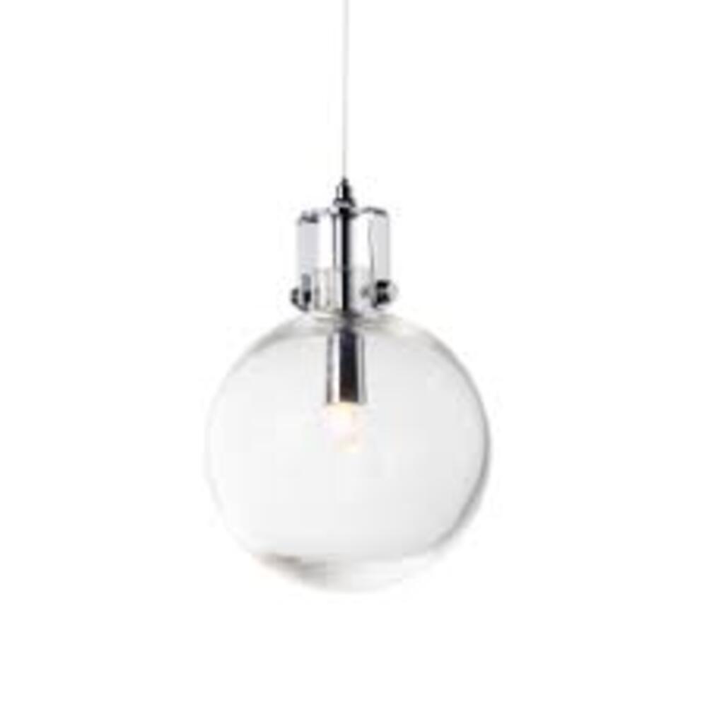 LUMINARIO COLGANTE CIRCILO DE VIDRIO ACABADO CROMO PULIDO 110-130V G9 S/ FOCO MCA ***MAXIM*** ***HAE 2025***