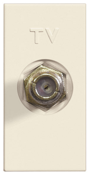 TOMA DE T.V. 1 MOD. MARFIL