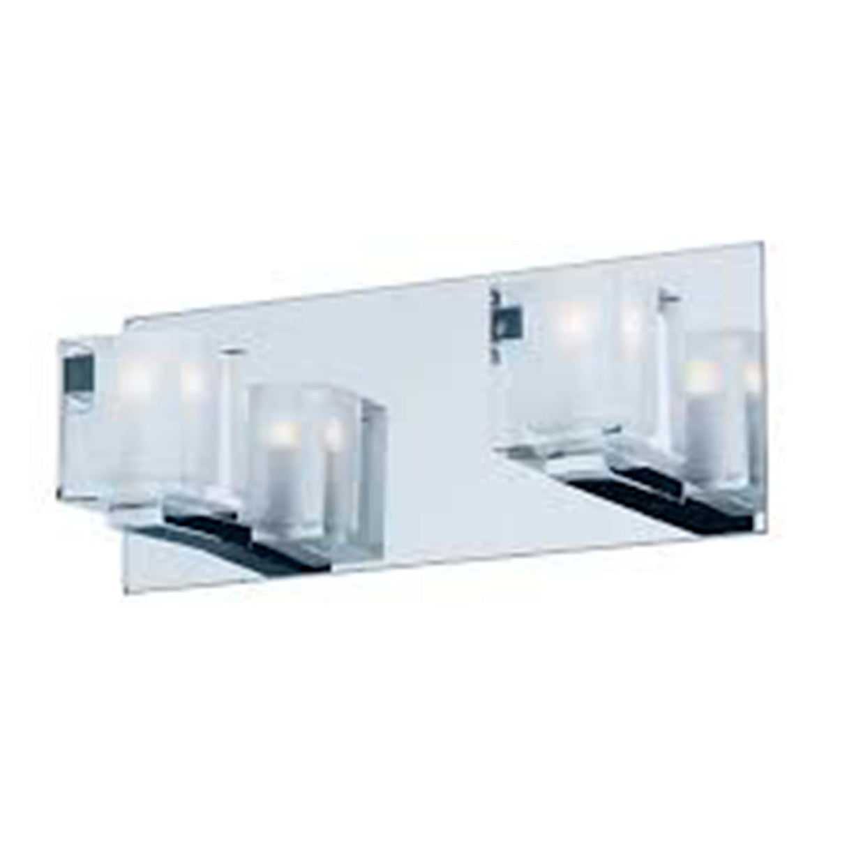 ARBOTANTE BLOQUE LED 2 LUCES G9 (INCLUIDAS) 3000K CROMO/CRISTAL ET2 *** HA. LUMI ***