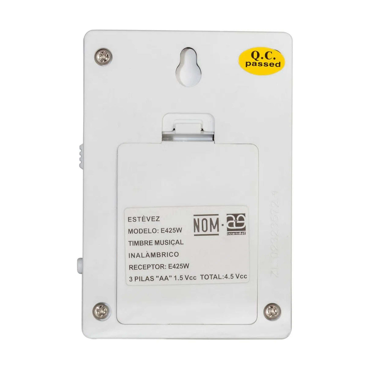 TIMBRE INALAMBRICO ENVOY DE PILAS 3 MELODIAS *** EXHIBIDO ***