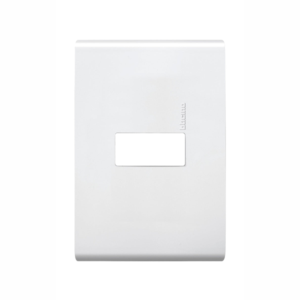 PLACA CON CHASIS RESINA 1 MODULO BLANCO