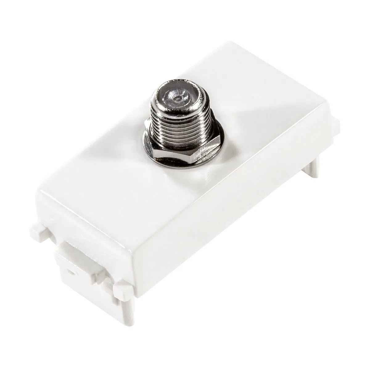 TOMA COAXIAL DE TV ESTEVEZ ALPHA BLANCO