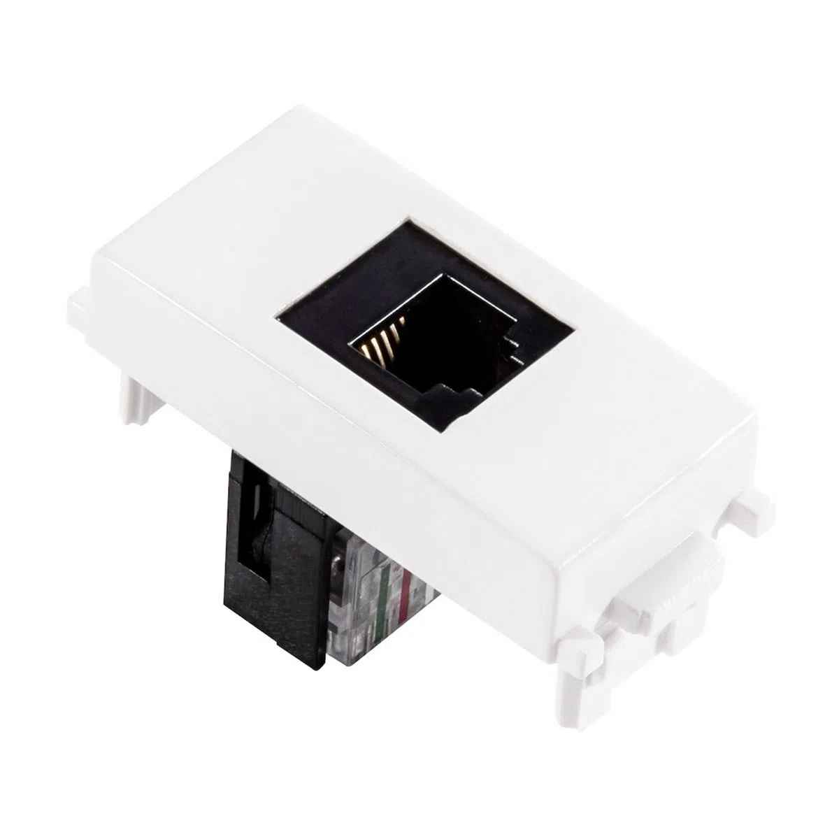 TOMA TELEFÓNICA ESTEVEZ ALPHA DE 6 HILOS RJ11 BLANCO