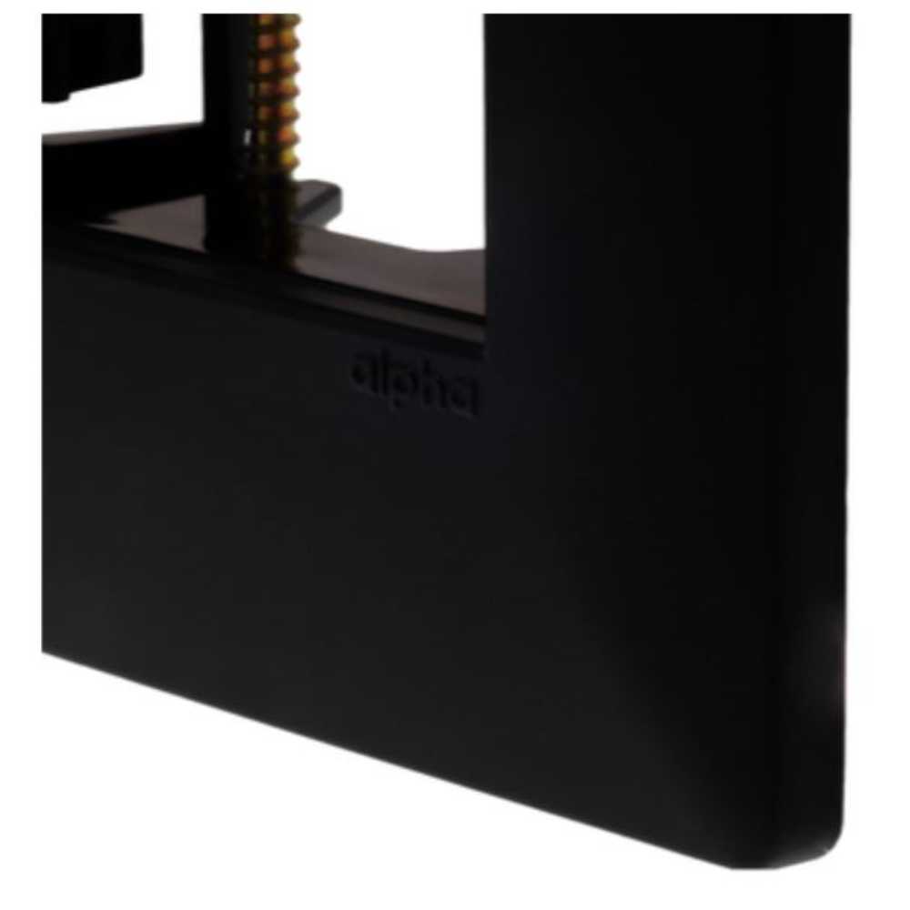 PLACA ESTEVEZ ALPHA 2 MÓDULOS NEGRO