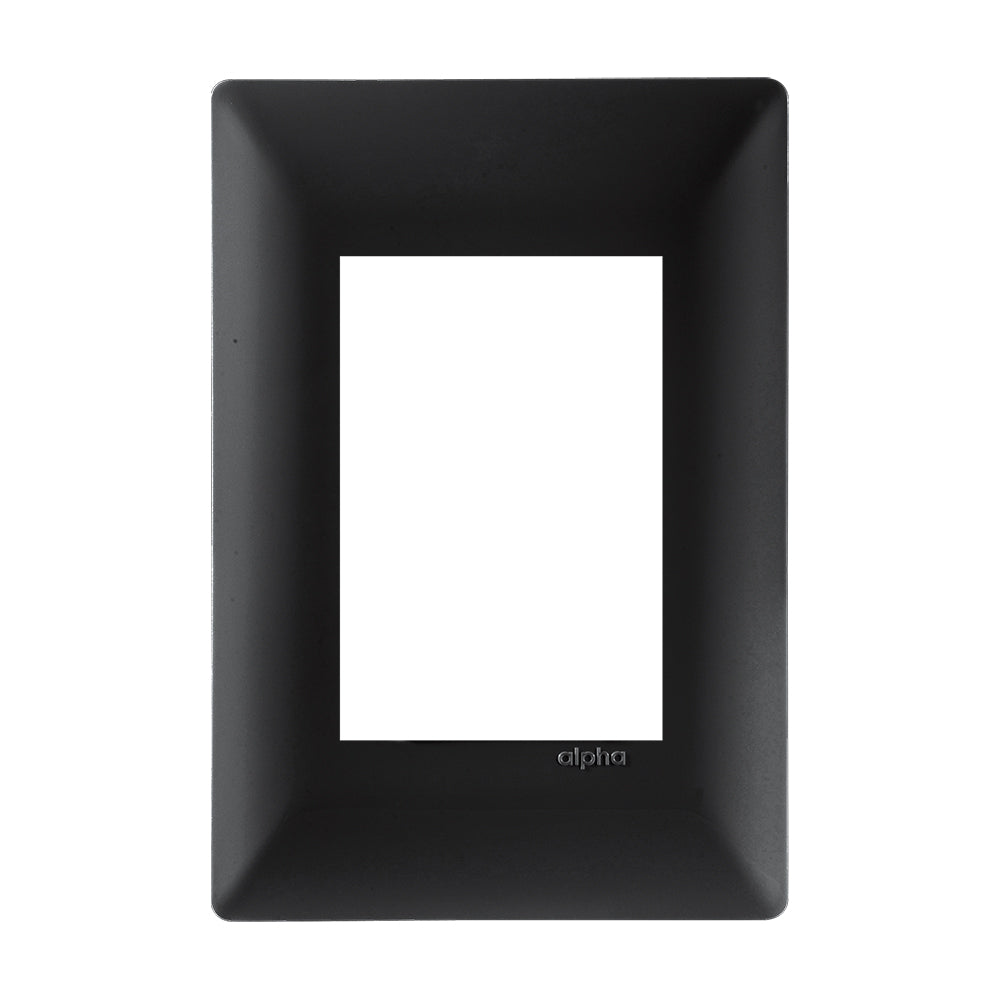 PLACA ESTEVEZ ALPHA 3 MÓDULOS NEGRO