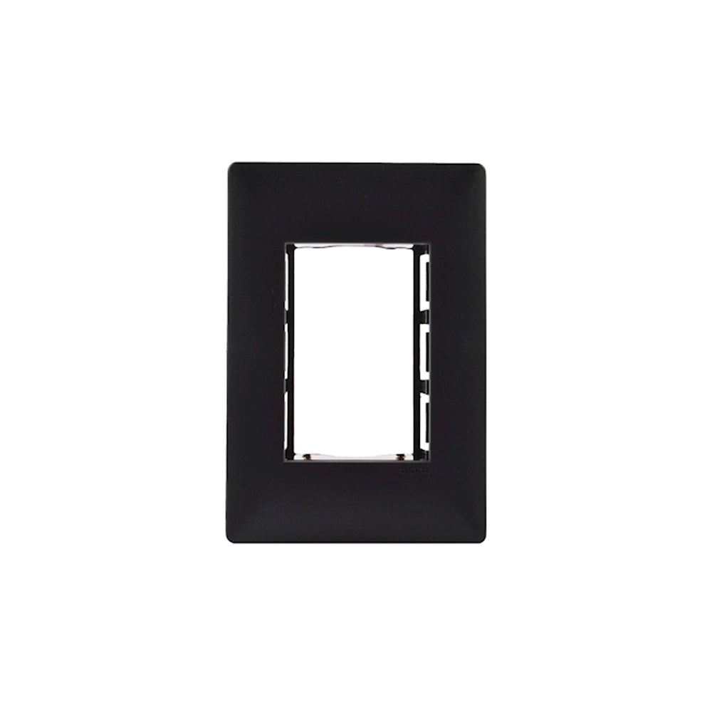 PLACA ESTEVEZ ALPHA 3 MÓDULOS NEGRO