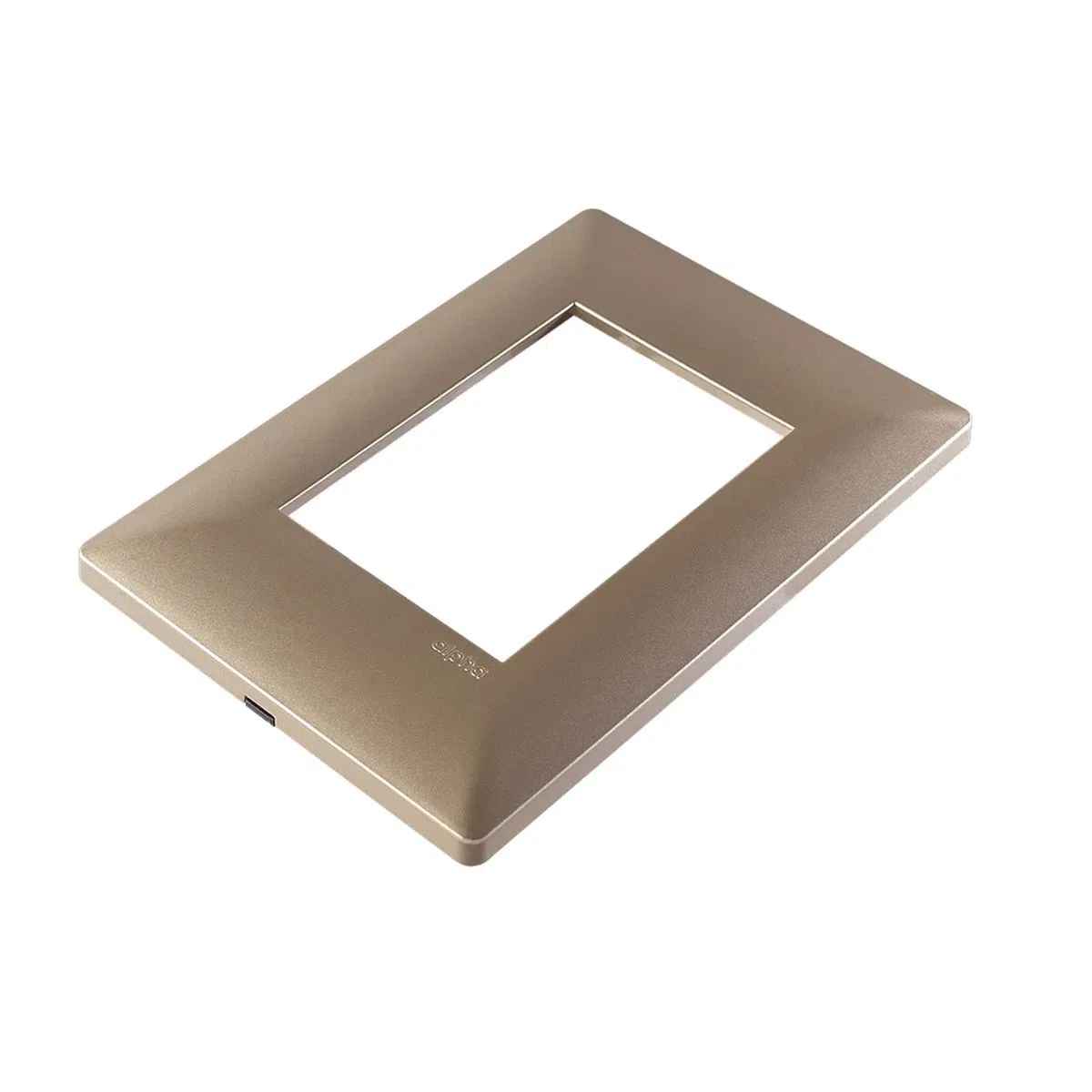 PLACA ESTEVEZ ALPHA 3 MÓDULOS CHAMPAGNE