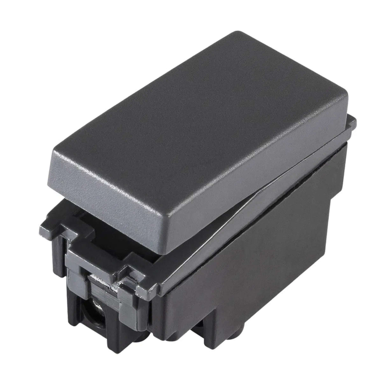 APAGADOR SENCILLO ESTEVEZ ALPHA SIN PILOTO NEGRO