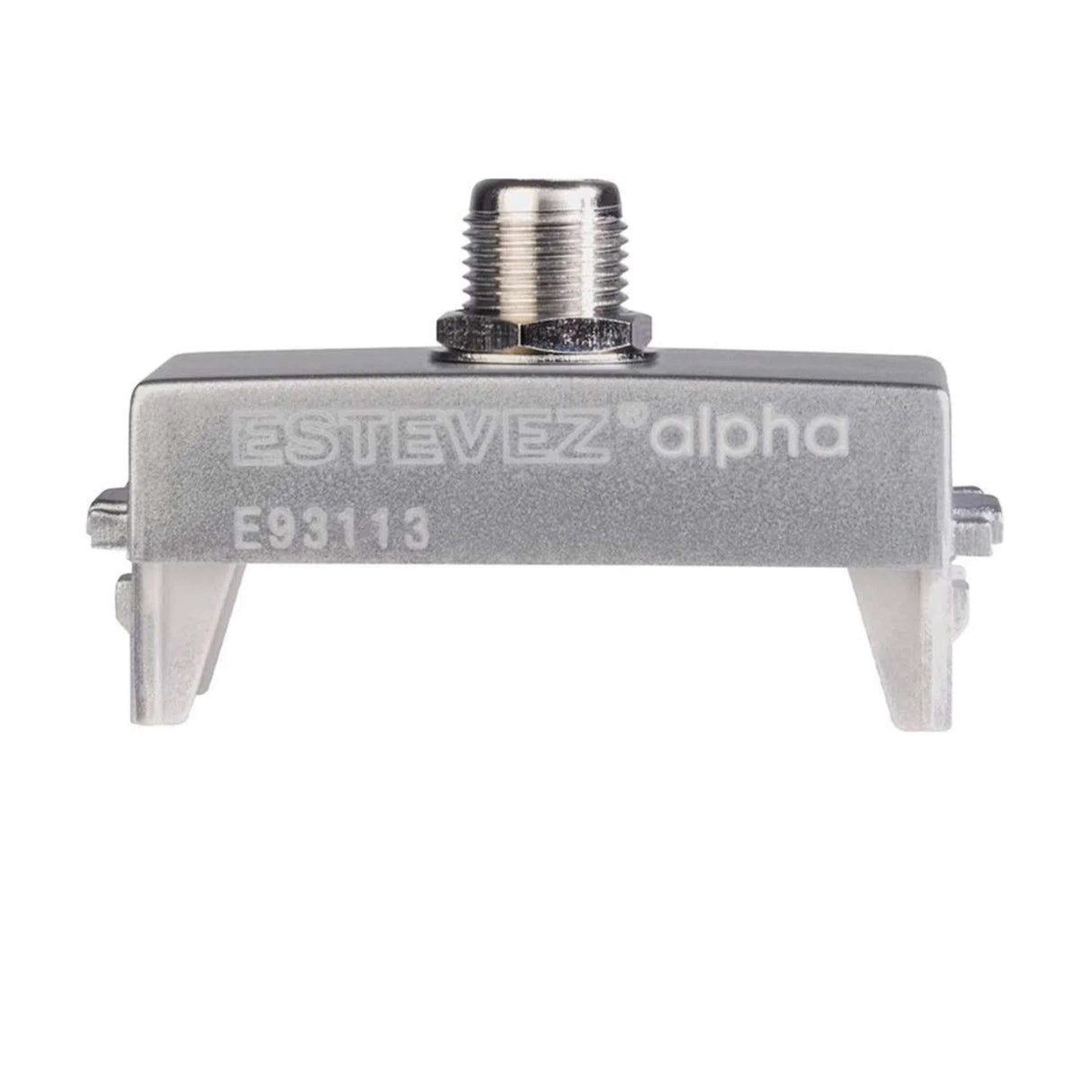 TOMA COAXIAL DE TV ESTEVEZ ALPHA PLATA