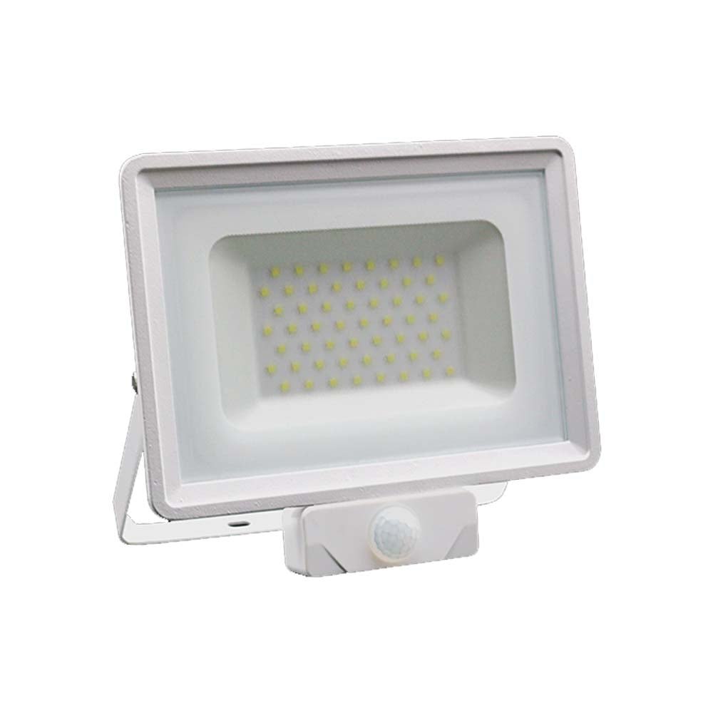 REFLECTOR LED 50W 60K 100-130V CON SENSOR ECO ENERGAIN *** HAE ***