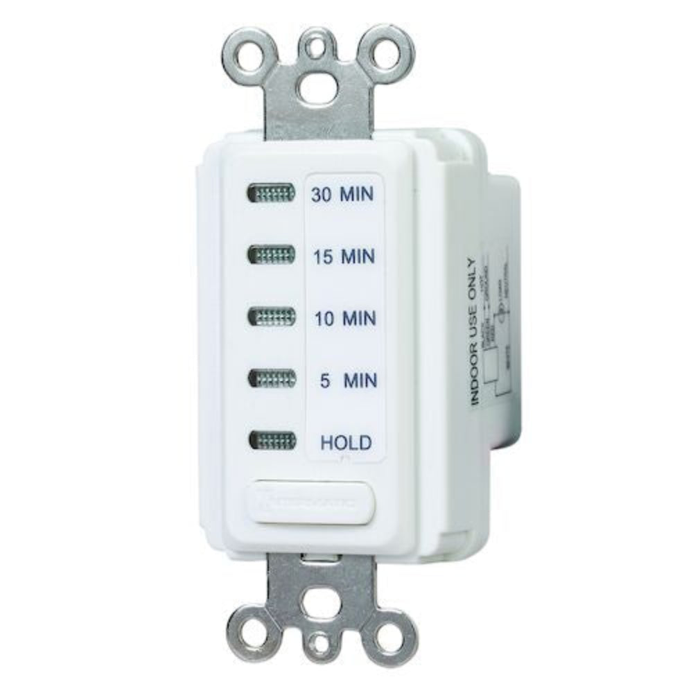 TEMPORIZADOR ELECTRONICO CUENTA REGRESIVA 120VCA. 5-10-15-30MINS. BLANCO INTERMATIC